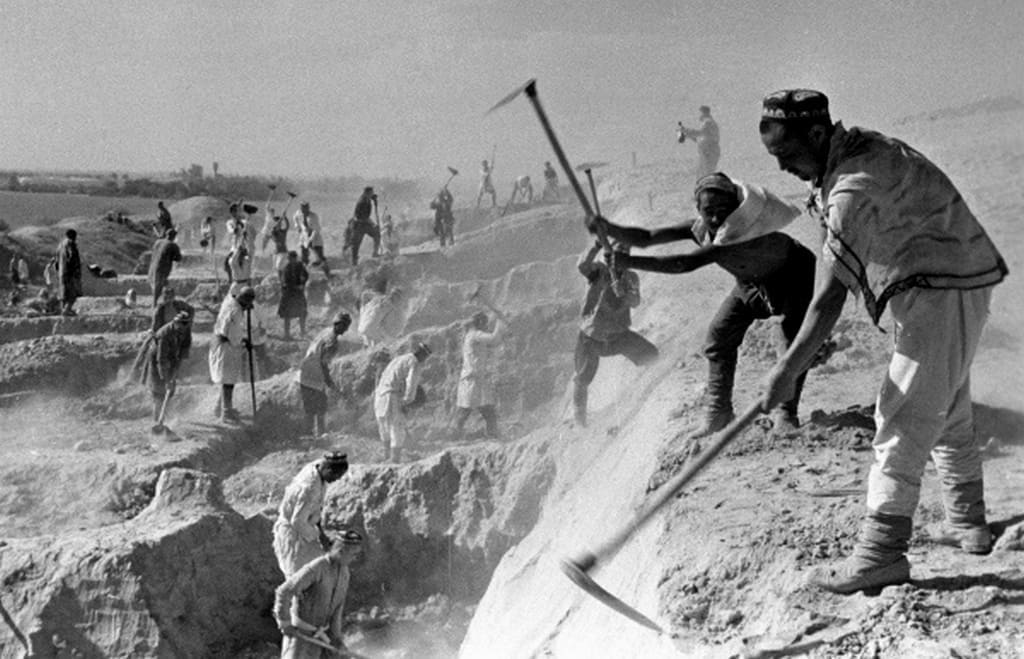 Katta Fargʻona kanalining hashar usulida qurilishi, 1939-yil